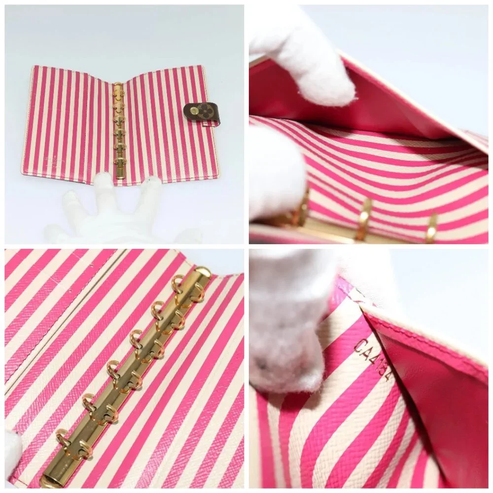 LOUIS VUITTON Monogram Trunk Agenda PM Day Planner Cover R20031 LV Auth 123439